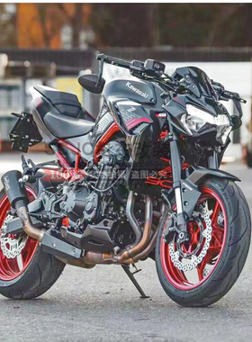 适用川崎改装手把镜z900 z800 z400车把端子后视镜大视野可调节镜