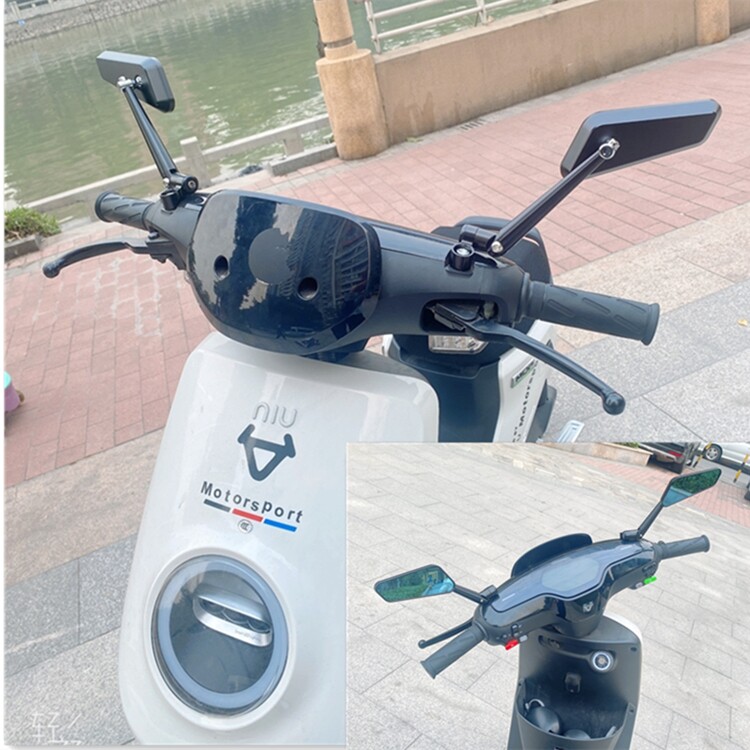 电摩雅迪小牛爱玛踏板车摩托车通用后视镜新款折叠反光镜配件