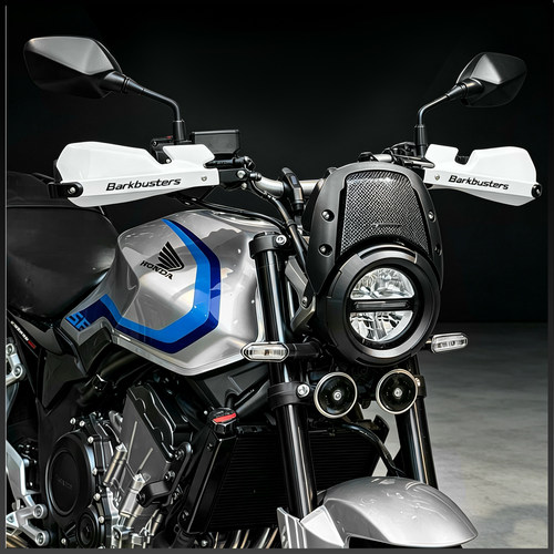 适用本田CB500SF cb650f改装竞技挡风护手铝合金护弓手把防风罩