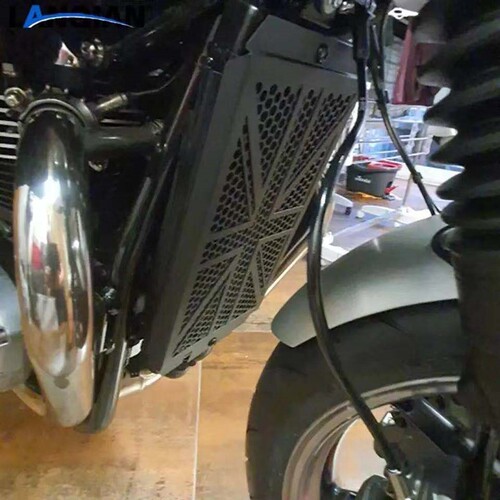 适用于凯旋Bonnville Bobber T100 T120复古车改装水箱网挡石护网