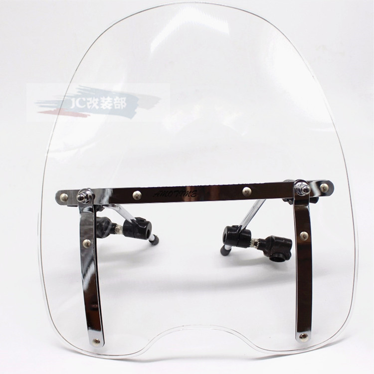 摩托车 哈雷巡航太子 街车 复古车 太子车 改装加高挡风玻璃