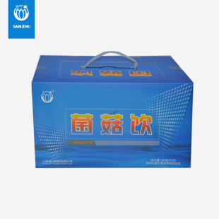 三株菌菇饮口服液 益生菌 正品 发酵饮品礼盒装 成人 100ml*20瓶