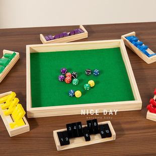 韩国ins益智数字翻牌儿童数学启蒙专注力训练亲子互动桌游玩具