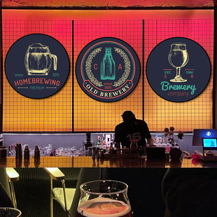 酒吧挂画清吧啤酒夜店夜总会会所装饰烧烤店包厢KTV音乐餐吧壁画