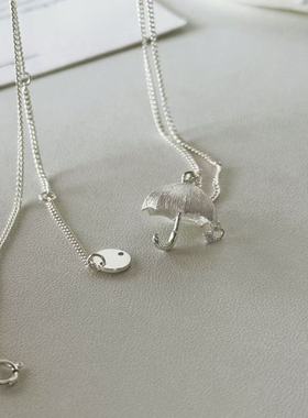 眼观S925银韩系小众设计感项链