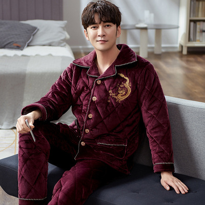 Plus Size Men's Pajamas Quality Homewear Sleepwear male