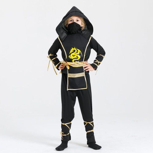 Boys Halloween Gifts Ninja Deluxe Costume for Kids Outfit