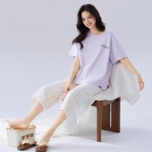 短袖 Women 睡衣 Homewear Female睡衣女MR2025新款 Pajama Ladies