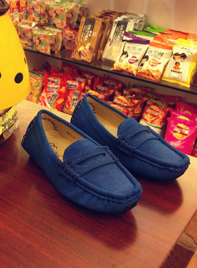 children beanie shoes moccasin loafer kids flat shoe豆豆童鞋