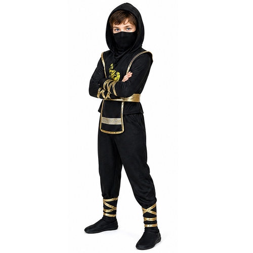 Boys Halloween Gifts Ninja Deluxe Costume for Kids Outfit