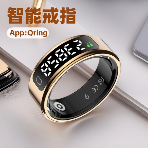 R11C Smart Ring Men Women Display Screen Gesture Swipe Video