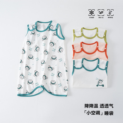 kids pyjamas homewear sleepwear pajamas夏季薄款婴儿连体睡衣