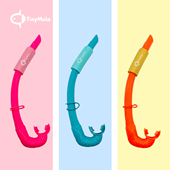 TinyMola自由潜呼吸管正浮力套湿式 潜水全湿管浮潜水下可折叠收纳