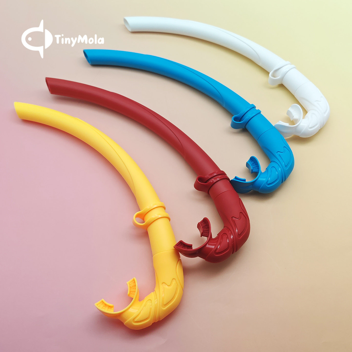 TinyMola自由潜水湿式呼吸管硅胶