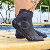 TinyMola 男高弹沙滩袜女冲浪防晒袜自由潜脚蹼袜子3mm 潜水袜薄款