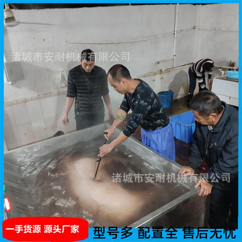 500斤猪脱毛机屠宰场不锈钢拔毛设备烫毛脱毛一体机屠宰流水线