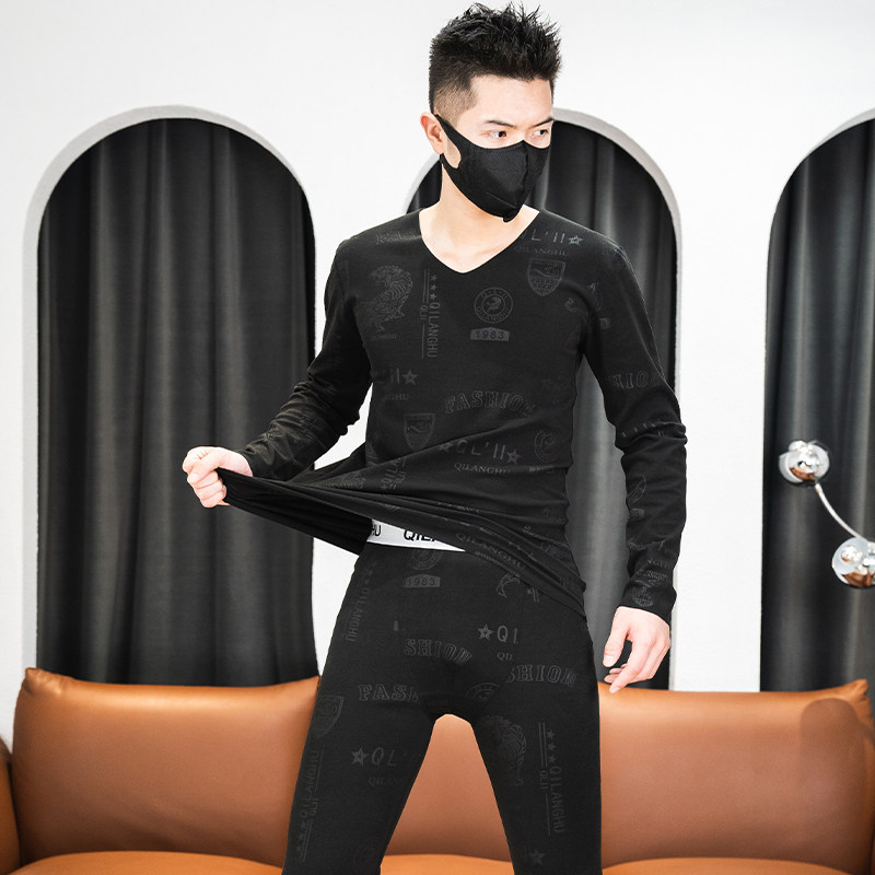 男士保暖内衣无痕薄款秋衣秋裤套装时尚内搭秋冬季加绒防寒打底衫,女士内衣/男士内衣/家居服,保暖套装,淘宝优惠券,粉丝福利购,淘宝优惠卷
