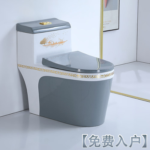 正品马可金牌彩金灰色大口径马桶