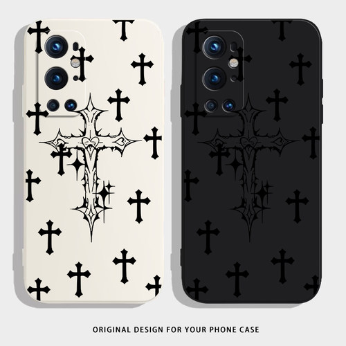 十字架适用于一加9Pro手机壳男女新款LE2120全包防摔1+9RT炫酷个性ins风OnePlus9r保护手机套一加9硅胶的外壳
