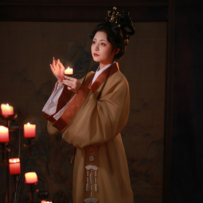 怀谷居直裾汉服女战国袍天丝麻秦汉曲裾原创 2025年夏季薄款透气