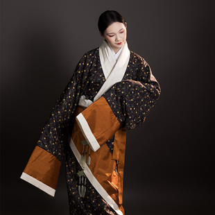 怀谷居汉服直裾曲裾战国袍【扶摇】复原款马王堆定制秦汉传统秋冬