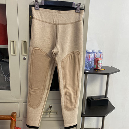 6880女士薄款加绒保暖裤山羊绒护膝高腰修身打底裤