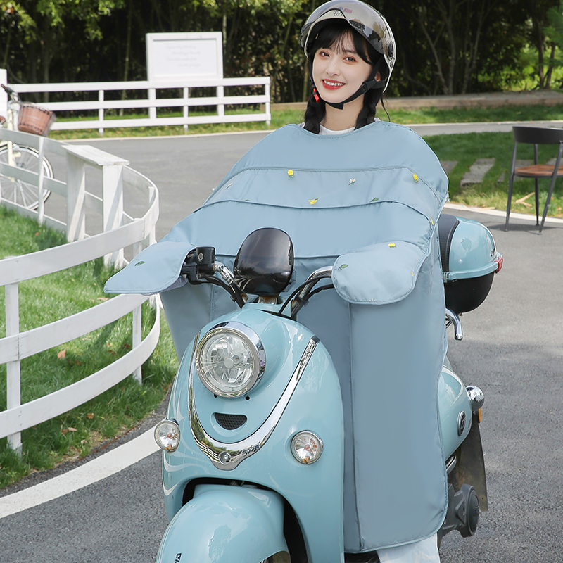 夏季电动车挡风被遮阳防晒防水