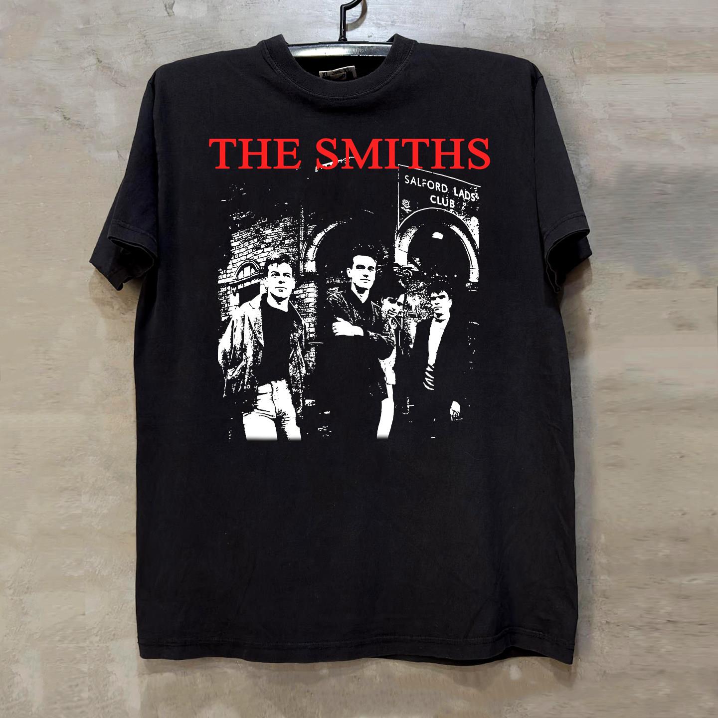 The Smiths英国史密斯乐队短袖T恤美式街头vintage男女宽松五分袖