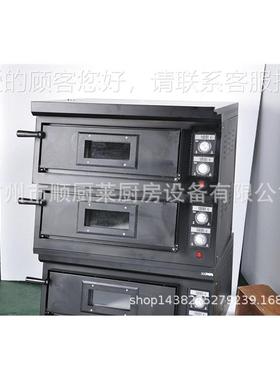 杰汇嘉商用4两层烤美箱气电比萨烤炉双层烘烤设备BEB-2燃披萨烤箱