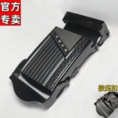 带扣头 皮带无牙无孔裤 皮带扣头平滑扣压扣单扣头手压式 按压式