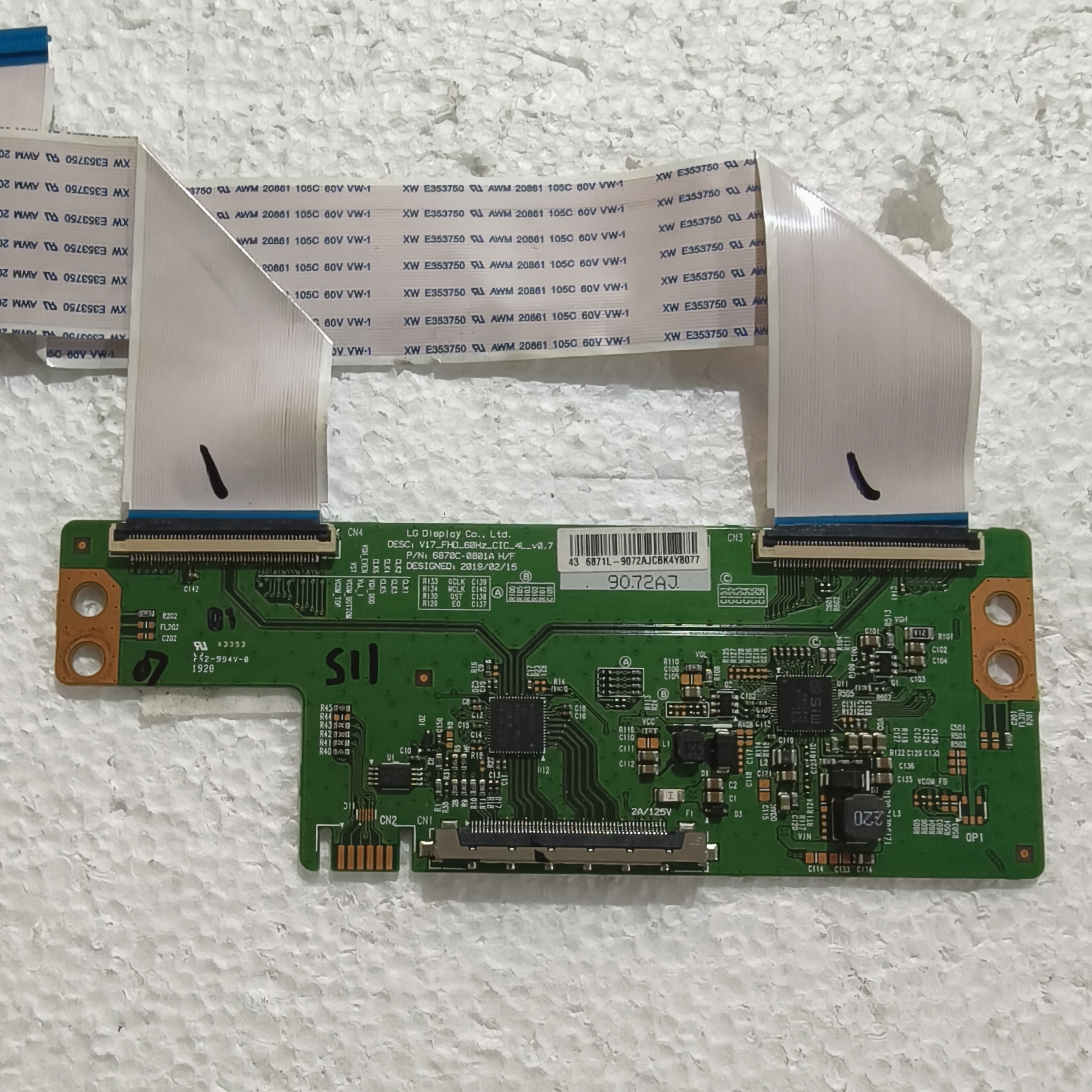 原装康佳LED43F2 43PFF5664/T3电视逻辑板6870C-0801A 测试好现货