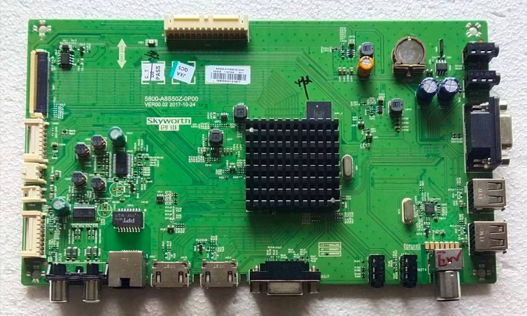 原装创维55E382W电视主板5800-A8S50Z-0P00配屏SDL550FY(CD0-212)