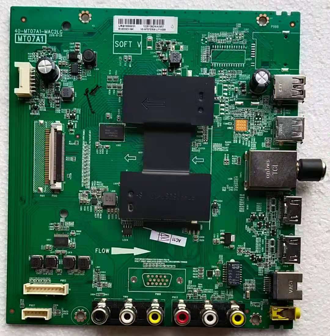 九成新原装TCL L55F3800A主板40-MT07A1-MAC2LG屏LVF550CSOT 测好