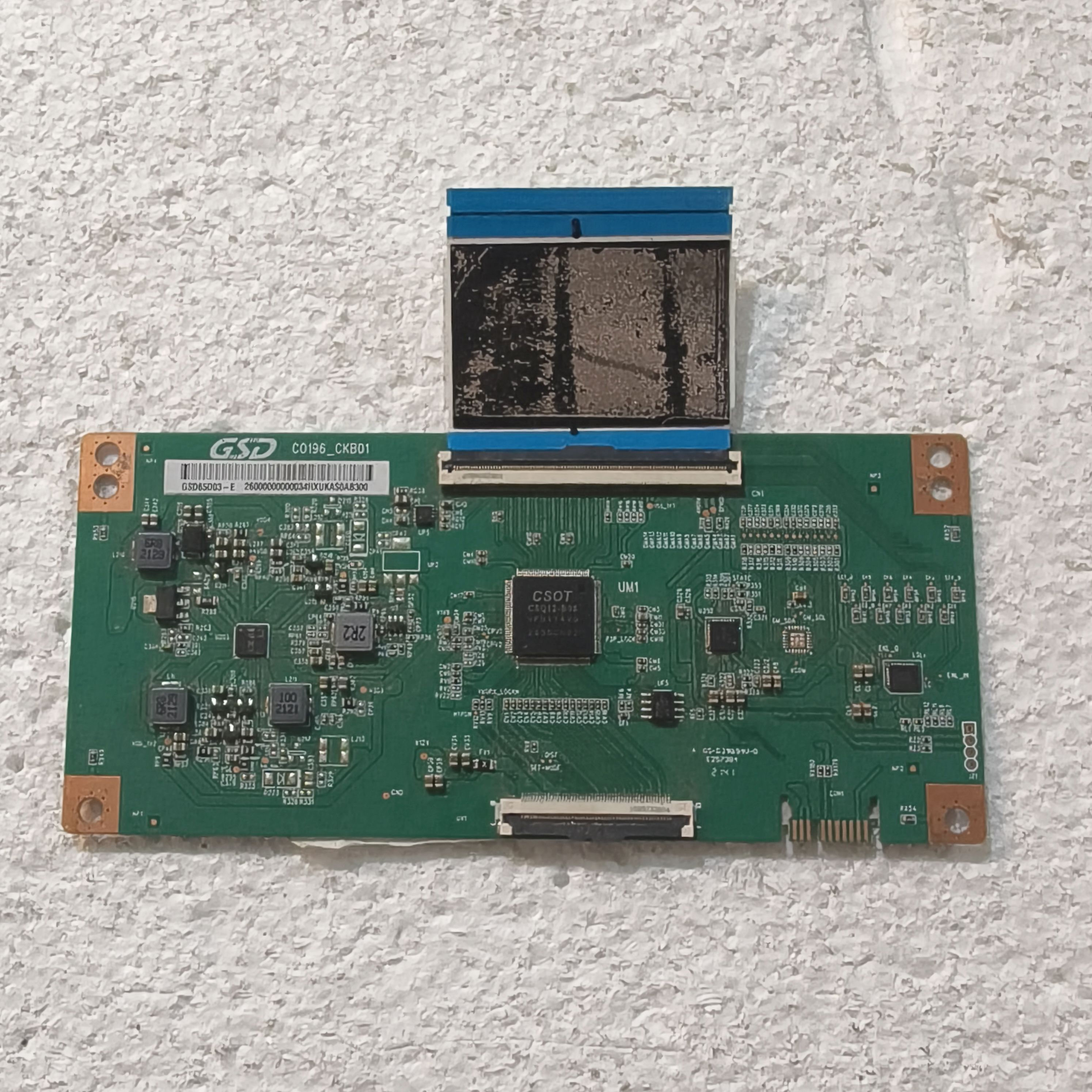 原装海尔LU65C7电视逻辑板C0196-CKB01白纸条GSD65D03-E测好现货