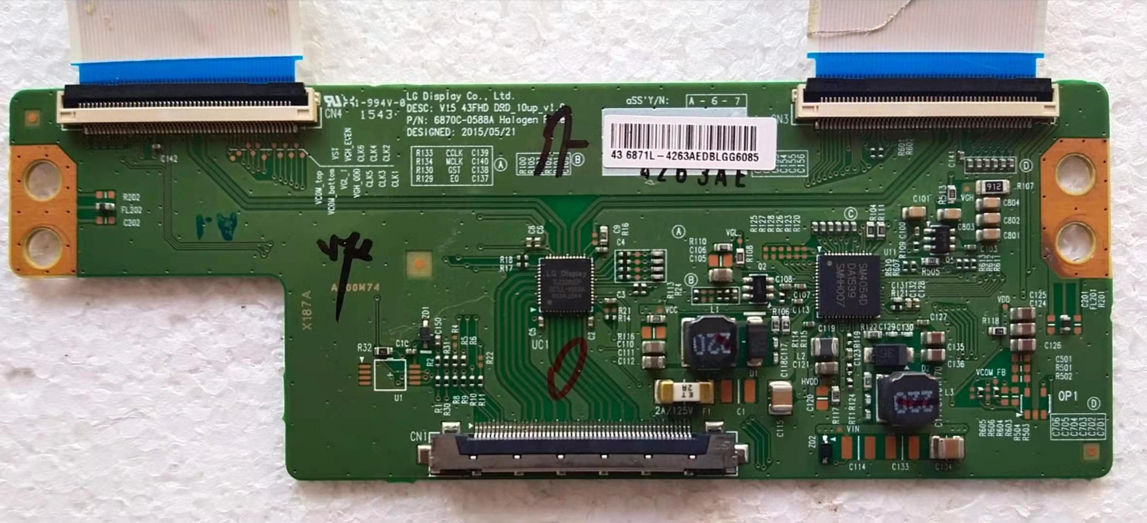 原装KKTV K43 逻辑板 6870C-0588A 实物图 测试完好 放心使用