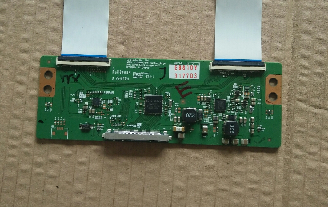 原装长虹:LED42B2100C逻辑板6870C-0452A屏:M420F13-E1-L实物图