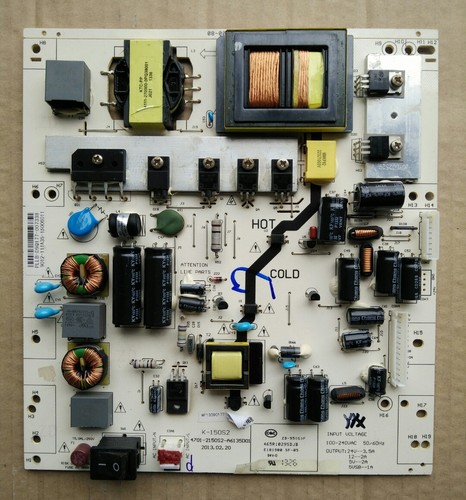 原装统帅LE50KNH1电源板4701-2150S2-A6135D01实物图 测试完好