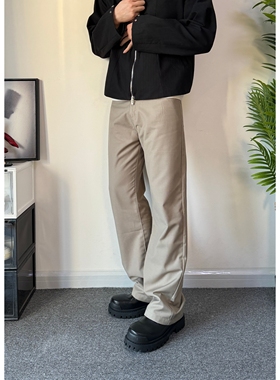 POPLAR CLASSIC 微喇显瘦百搭vibe西裤TR通勤休闲cleanfit长裤男