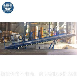 地藏叉车上下货坡道月台调节板角度倾斜卸货平台液压登车桥 固定式
