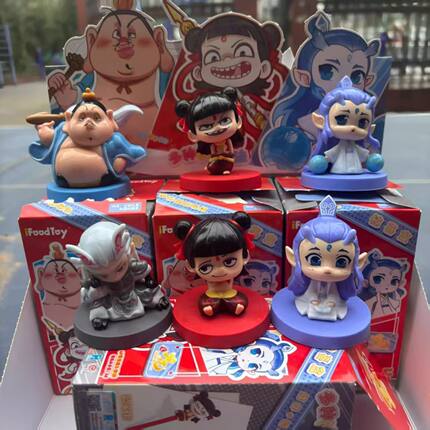 哪吒2之魔童脑海系列摆件盲盒手办敖丙敖广太乙真人周边礼物摆件