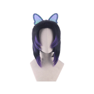 鬼灭之刃cosplay假毛发饰蝴蝶忍灶门祢豆子炭治郎我妻善逸cos假发