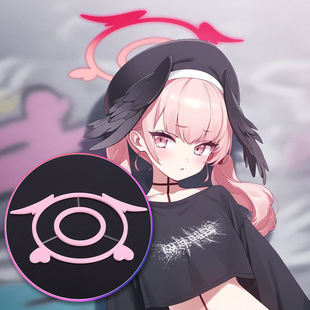 下江小春COS光环 碧蓝档案BA配件道具头饰发夹立体光圈可爱还原