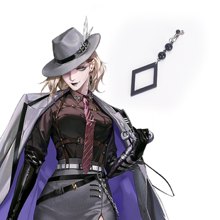 猫八 无期迷途兰利cos耳夹cosplay菱形耳饰耳环耳钉耳饰