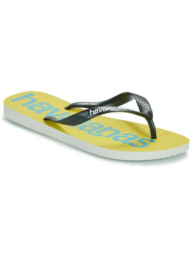 Havaianas Пляжные сланцы, желтая черная летняя пляжная обувь, 2025 года