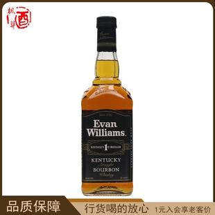 爱威廉斯波本威士忌 Evan Williams 43度 美国原装进口洋酒 烈酒