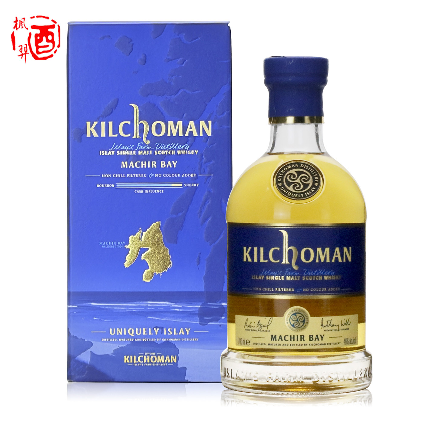齐侯门玛吉湾单一纯麦威士忌 英国进口 700ml 齐候门麦芽洋酒