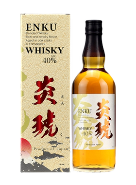 日本炎琥威士忌 洋酒进口 ENKU Blended Whisky 700ml 日威入门级