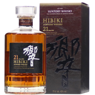 响牌乡音21年威士忌 三得利Hibiki 洋酒原装日本43度 进口威士忌