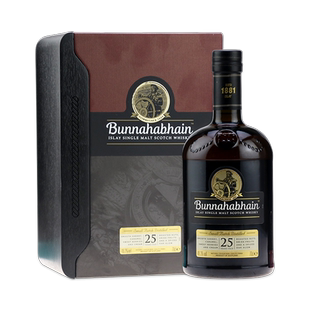 布纳哈本Bunnahabhain 25年单一麦芽苏格兰威士忌 邦纳海贝因洋酒