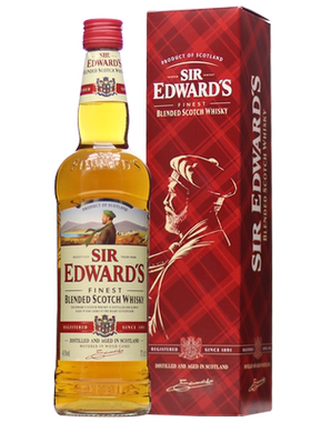 洋酒爱德华爵士苏格兰威士忌 原装进口 Sir Edward's源自高地产区